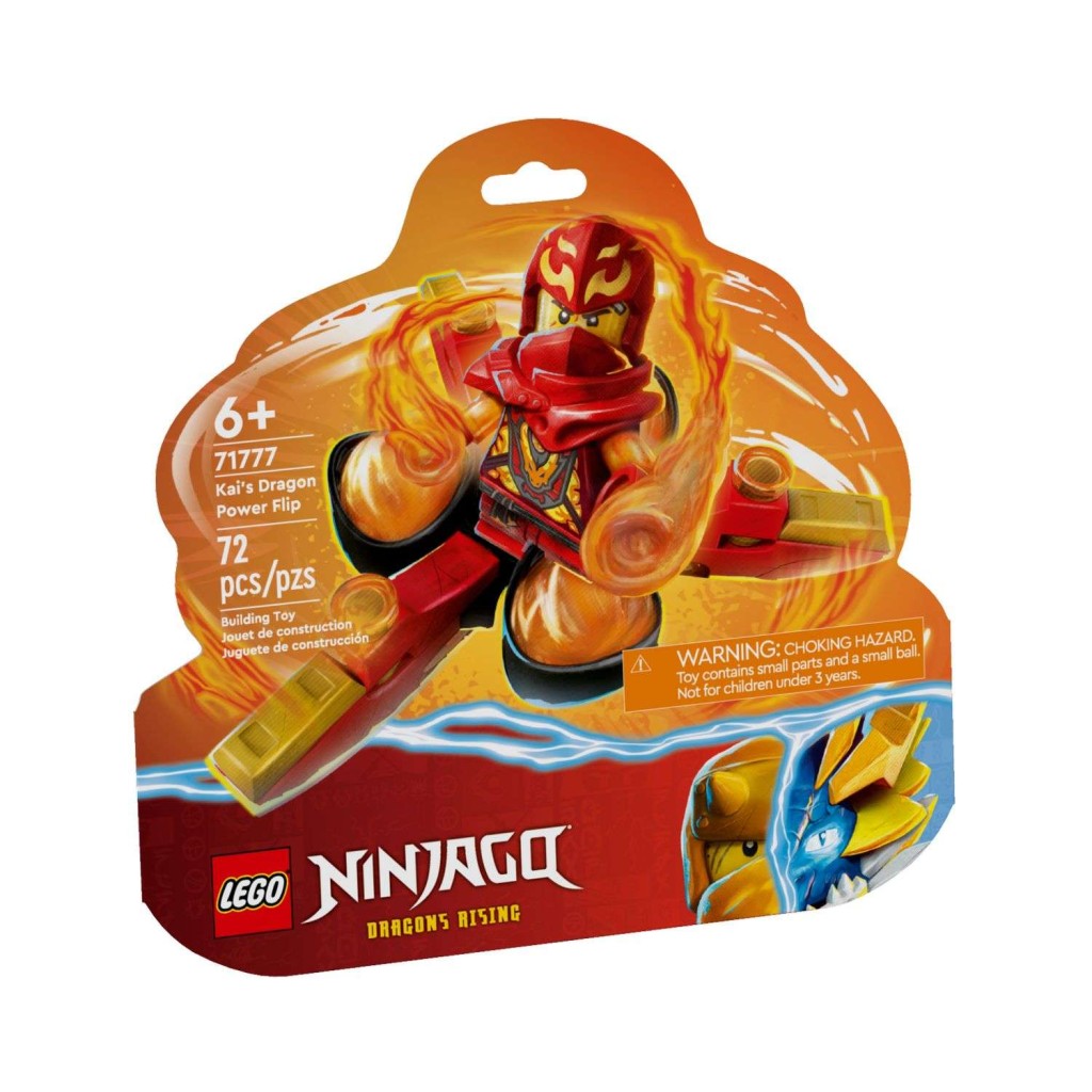Игрушка Конструктор LEGO® Ninjago Kai’s Dragon Power Spinjitzu Flip 71777